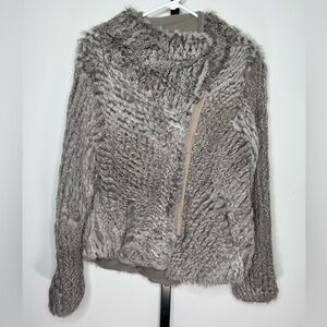 Helmut Lang Rabbit Fur Cardigan - Luxurious Warmth Meets Contemporary Style